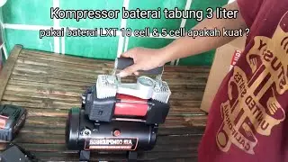 Unboxing kompresor tabung baterai 