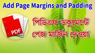 Add Page Margins and Padding to Change PDF Page Size