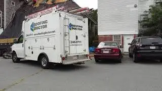 Drone Footage of a Commercial Roofing Doctor Job in New Bedford, MA