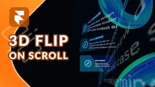 Vertical 3D Card Flip on Scroll in Framer (& Free File)