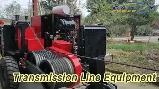 Cable Pulling Transmission Line Equipment 190kn Overhead Hydraulic