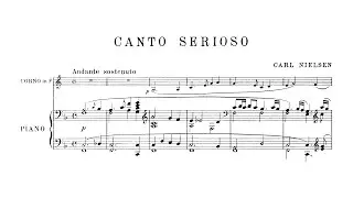 [Score] Carl Nielsen - Canto serioso (for horn and piano)