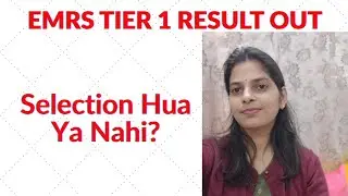 EMRS Result Out! | My Marks & Next Plan