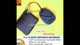 Long TIme Recording HD Car Keychain Camera wireless Tiny Small hidden Camera