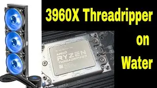 Best @AMD Threadripper  cooler? @coolermasteronline ML360R RGB TR4 on 3960X + Overclocking
