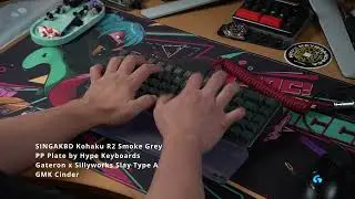 SINGAKBD Kohaku w/ Gateron Slay type A on PP plate