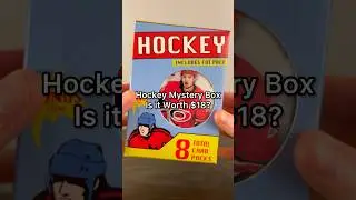 Is This Hockey Mystery Box Worth $18? #shorts #hockey #sportscards
