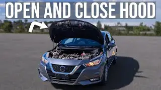 Как открыть (и закрыть) капот &mdash; Nissan Versa (2020-2026)