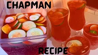 Как приготовить чапман на 20 гостей | Рецепт чапмана | Как приготовить нигерийский чапман на вече...