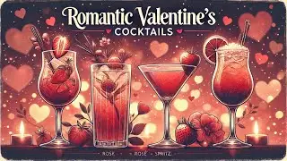 Romantic Valentine&rsquo;s Day Cocktails |4 Easy Valentine's Drinks|The Best Valentine's Day Drinks to Try