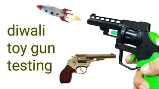Diwali toy gun testing || Crackers testing 2025 || 
