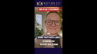 Wendy Whitaker Large is Speaking at Refurb-Ed Property Networking in Manchester. 13th December 2023