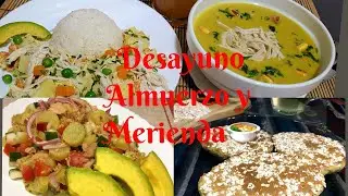 ♨️Así se come hoy❗️ DESAYUNO, ALMUERZO Y MERIENDA. Trilogía del buen comer #desayuno #almuerzo #cena