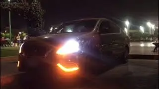 Probando luces DLR LED Importadas - NISSAN VERSA