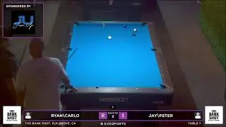 RYAN\CARLO vs JAY\PETER - THE BANK SHOT - TABLE 7 | EvoSports