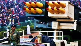 Indian Pinaka 214mm Multiple Launch Rocket System In Action