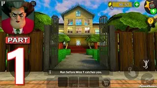 Scary Teacher 3D - Gameplay Part 1 - Chapter 1 All Levels & Hints (Android, iOS)