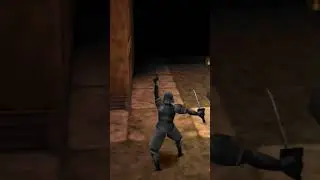 Ninja camouflage; become the enemy!! 👺 Tenchu 1 - PS1 (Retro Game) #shorts
