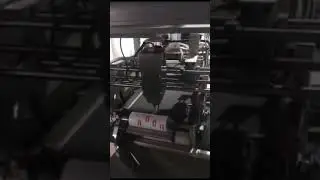 Automatic label machine production line