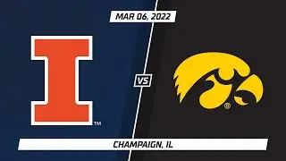 Iowa at Illinois | Big Ten Men's Basketball | March 6, 2022 | B1G Basketball in 60
