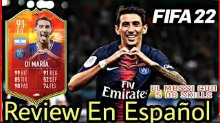 🎮FIFA 22 🤩EL MESSI CON 5 DE SKILLS 🇦🇷&Aacute;NGEL DI MARIA 91 ADIDAS ✅99 EN RITMO 🥵 ✅REVIEW EN ESPA&Ntilde;OL