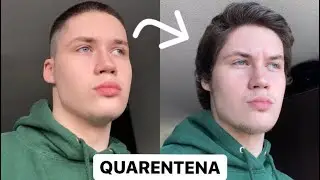RASPEI e DEIXEI O MEU CABELO CRESCER Durante A Quarentena - TIME LAPSE