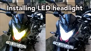 How to install LED bulb in NS #diy #ns160 #ns125 #ns200