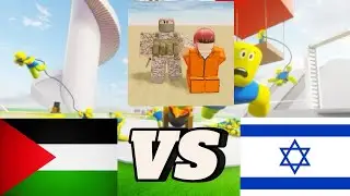 Pro palestine vs pro israel people fighting in roblox-CHAOS IN GRAPPLE PEOPLE SIMULATOR