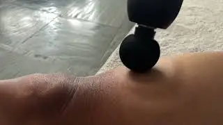 Bob and Brad C2 massage gun at work