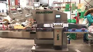 Flowpack Phantom 150  -  Fraise  - 150 barquettes / min