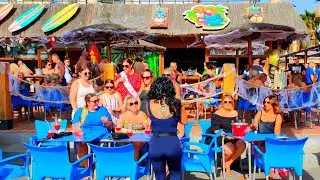 BENIDORM 🇪🇦 LEVANTE BEACH Autumn 2022 October Costa Blanca SPAIN 4K