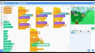 Scratch Project Demo || Frog hunts for all the insects