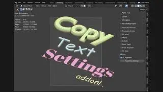 Want to copy ALL text settings in Blender? Try this!