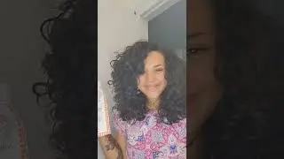 Wet to Dry Transition! #ecoslay #curlyhair