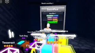 Unlocking my first sacrifice in Roblox Pet Incremental