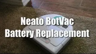 Как заменить аккумулятор в Neato BotVac