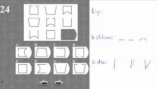 IQ TEST matrix 24 SOLVED AND EXPLAINED