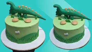 Dinosaur Cake! Easy Birthday Cake Decorating || Cake Design 