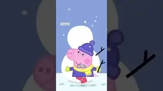 Peppa Pig Builds Epic Snowman! ❄️🐷 #PeppaPig&rdquo;#peppapig #peppa #peppapigenglish #georgepig #snowman