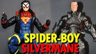 Spider-Boy & Silvermane Marvel legends Custom Review Spiderman Spider-Verse