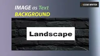 Creating Stylish TEXT CSS image as text background   Visual Tutorial