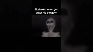 Skeletron when you enter his dungeon