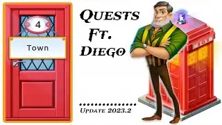 Floor 4 [Town] | Quests ft. Diego | My Cafe March 2023 | Update [2023.2]