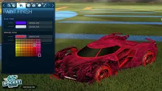 Rocket League Dissolver Decal Paint Finish - Flame Battle-Car Designs