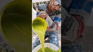 Asian paints APEX SHYNE DUST PROOF kitchen Garden colour open #shorts #viral #painting #wallpaint
