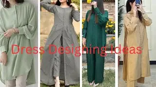 Most Beautiful Plain Suit Designing Ideas 2025/Very Stylish Plain Dress Design 2025/Dress Designs 