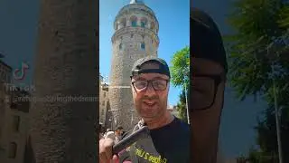 Taksim Square to Galata Tower 5 Minute Walk Istanbul🇹🇷  #Istanbul #TaksimSquare #GalataTower
