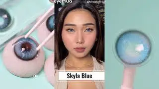 EYEMUA Skyla Blue Colored Contact Lens Review