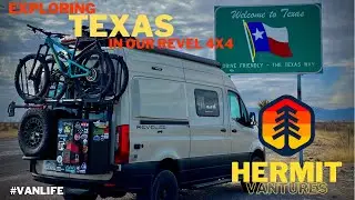TEXAS. Retired Vets, Full Time Van Life, Exploring the USA in our 2020 Winnebago Revel 4x4.