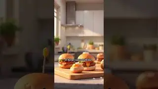 Mini Sliders Recipe | Easy & Juicy Bite-Sized Burgers for Kids & Adults 🍔 #facelesscooking #facts